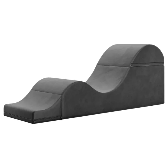 Chaise longue Liberator Aria Flip - divano tantra modulabile - 3 pezzi (nero)