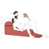 Chaise longue Liberator Aria Flip - divano tantra modulabile - 3 pezzi (nero)