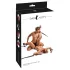 Bad Kitty - set di fasce per legare al letto (nero)