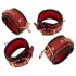 Bad Kitty - set di fasce per legare al letto (nero)
