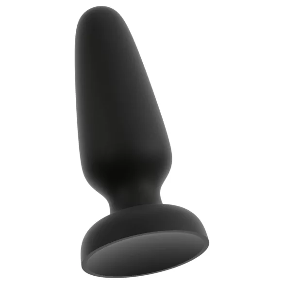 Black Velvets - plug anale in silicone con ventosa (nero) - L