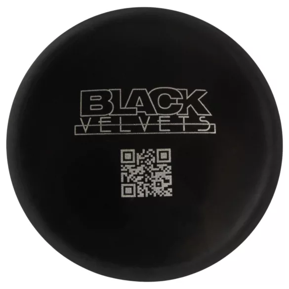 Black Velvets - plug anale in silicone con ventosa (nero) - L