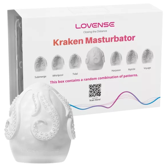 LOVENSE Kraken - uova masturbatorie - 6 pz (bianco)