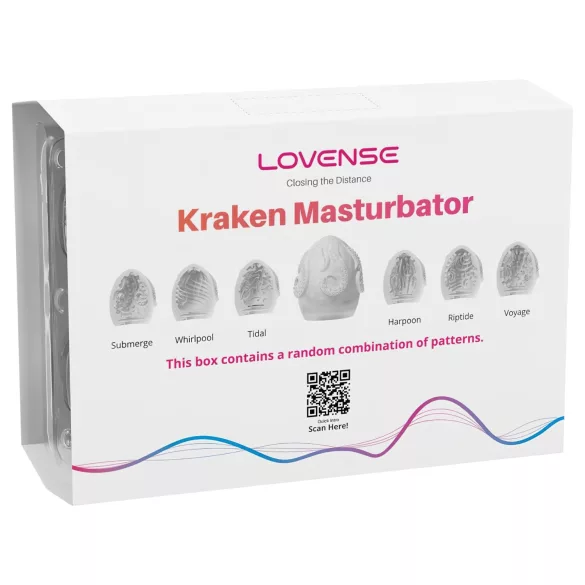 LOVENSE Kraken - uova masturbatorie - 6 pz (bianco)