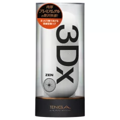 TENGA 3Dx Zen - masturbatore con trama 3D (bianco)