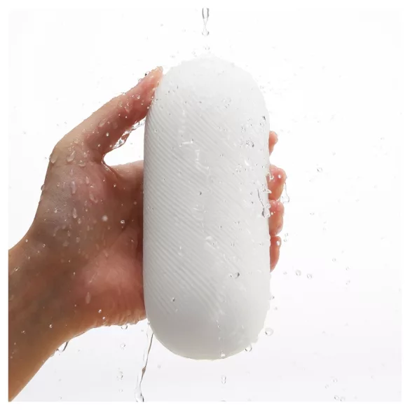 TENGA 3Dx Zen - masturbatore con trama 3D (bianco)
