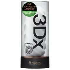 TENGA 3Dx Spiral - masturbatore a spirale (bianco)