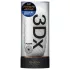TENGA 3Dx Flow - masturbatore a motivo ondulato (bianco)
