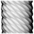 TENGA 3Dx Flow - masturbatore a motivo ondulato (bianco)