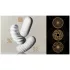 TENGA 3Dx Flow - masturbatore a motivo ondulato (bianco)
