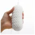 TENGA 3Dx Flow - masturbatore a motivo ondulato (bianco)
