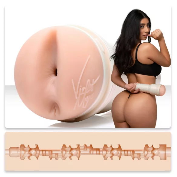 Fleshlight Girls Violet Myers Ahegao - masturbatore anale realistico (color carne)