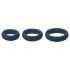Svakom Triooo - set di anelli fallici in morbido silicone (blu) - 3 pezzi