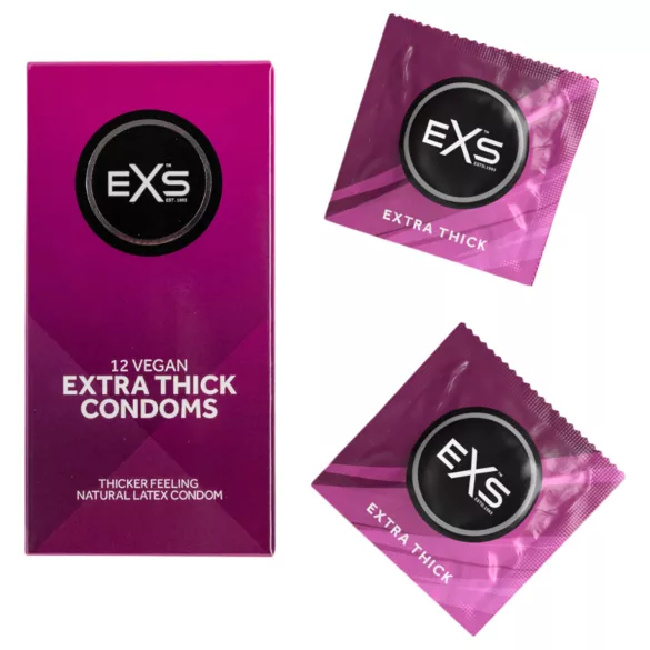 EXS Extra Thick - preservativi a pareti spesse (12 pz)