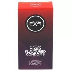 EXS - preservativi - gusti assortiti - confezione da 12