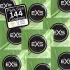 EXS - preservativi stimolanti a coste e puntinati - lattice - 144 pezzi