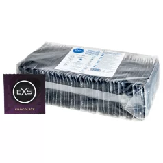   EXS Hot Chocolate - preservativi gusto cioccolato neri - confezione 100 pezzi