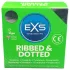 EXS Ribbed, Dotted and Flared - preservativi puntinati (3 pz)