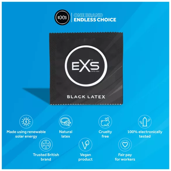 EXS Black - preservativi neri (48 pz)