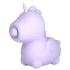 Unihorn Karma - vibratore clitorideo ricaricabile unicorno - silicone viola