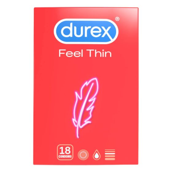 Durex Feel Thin - preservativo con sensazione di vita (18 pezzi)