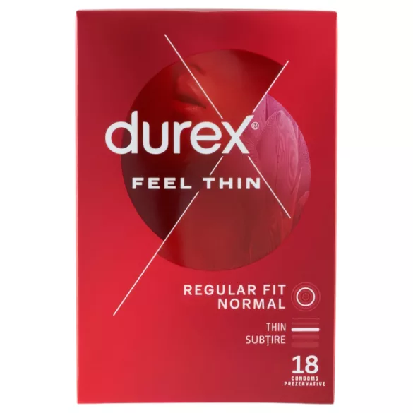 Durex - preservativo ultrasottile effetto naturale - confezione da 18 pezzi