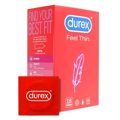   Durex Feel Thin - preservativo con sensazione di vita (18 pezzi)