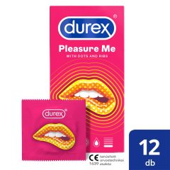   Durex Emoji PleasureMe - preservativo con puntini a coste (12 pz)