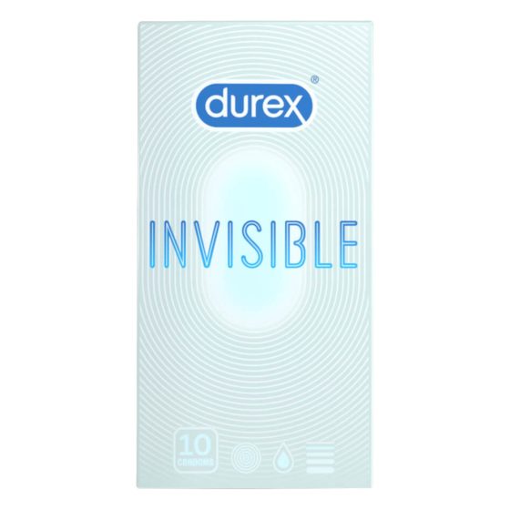 Durex Invisible Super Sottile Sensibilità Extra - preservativo ultrafine (10 pezzi)