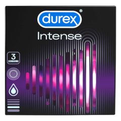 Durex Intense - preservativi a coste e a punti (3 pezzi) -