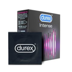   Durex Intense - Preservativi rigati e punteggiati (confezione da 3 pezzi)