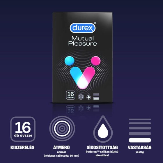 Durex Mutual Pleasure - preservativo ritardante (16 pezzi)