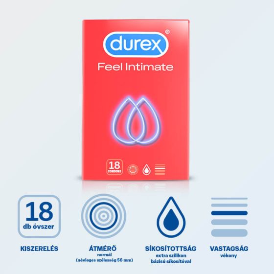 Durex Sensazione Naturale - Preservativi Ultra Sottili (18 pezzi)