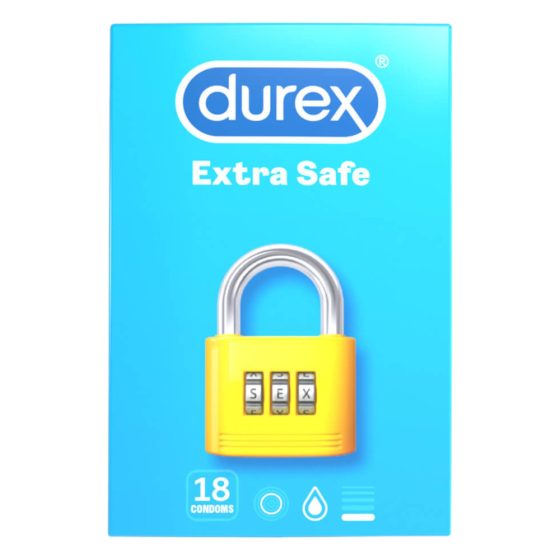Durex Extra Safe - preservativo sicuro (18 pezzi)