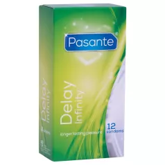   Pasante - preservativi ritardanti - stimolante effetto delay - 12 pezzi