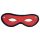 Rouge - maschera per occhi aperta in vera pelle (rossa)