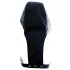 Rouge - Imbracatura BDSM con cappuccio in pelle sintetica premium (nera)