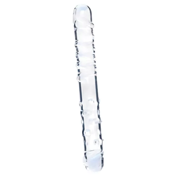Clarity - dildo doppia punta vetro trasparente