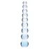 Clarity Elysian Pearls - dildo di vetro con perle (trasparente)