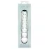 Clarity Elysian Pearls - dildo di vetro con perle (trasparente)