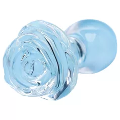 Clarity Utopian Bloom - plug anale in vetro (trasparente)