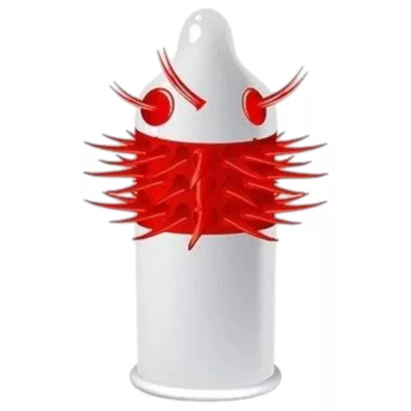Egzo - preservativo stimolante - con lunghe punte - 1 pezzo