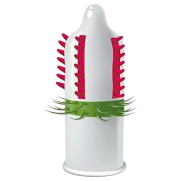 Egzo Dulche Bombero - preservativo stimolante con spuntoni - 1 pezzo