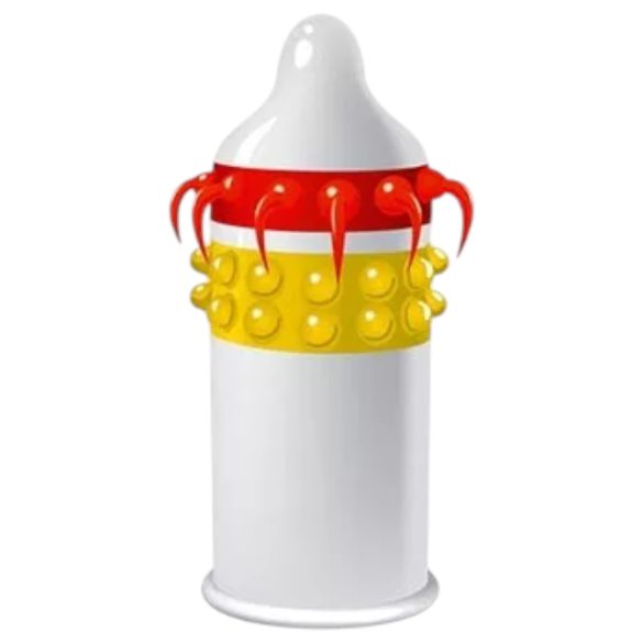 Egzo Lucky Dude - preservativo puntinato con tentacoli - 1 pezzo