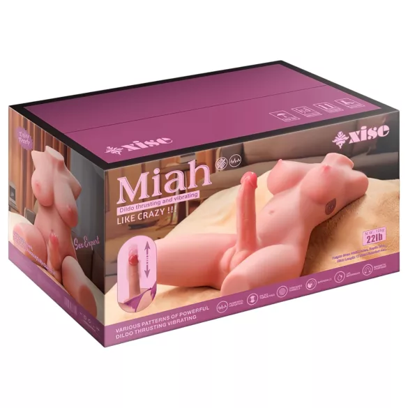 XISE Miah Lady Boy - masturbatore vibrante con funzione spinta