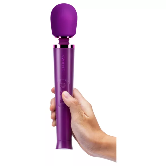 le Wand Petite - vibratore massaggiatore elegante - silicone viola