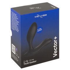   We-Vibe Vector+ - Vibratore anale ricaricabile, impermeabile e intelligente (nero)