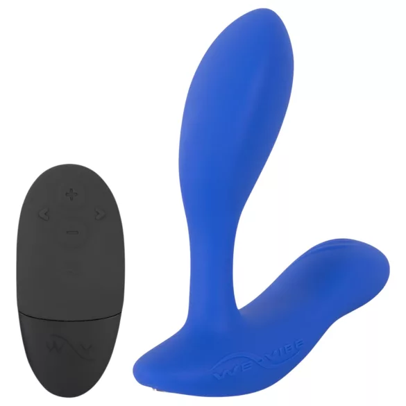 We-Vibe Vector+ - Vibratore anale controllato tramite app (blu)