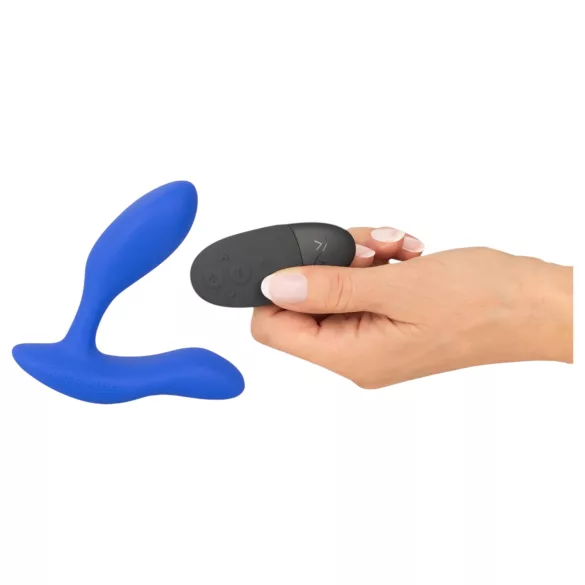 We-Vibe Vector+ - Vibratore anale controllato tramite app (blu)