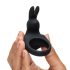 Anello Vibrante Ricaricabile Happyrabbit (Nero)